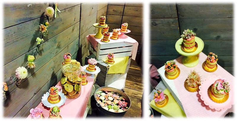 Auf dem 1. Deutschen Hochzeitskongress in Köln entdeckt: Nakes Cakes - fotografiert von dem Magazin "Braut & Bräutigam". Herzlichen Dank für das Bild.