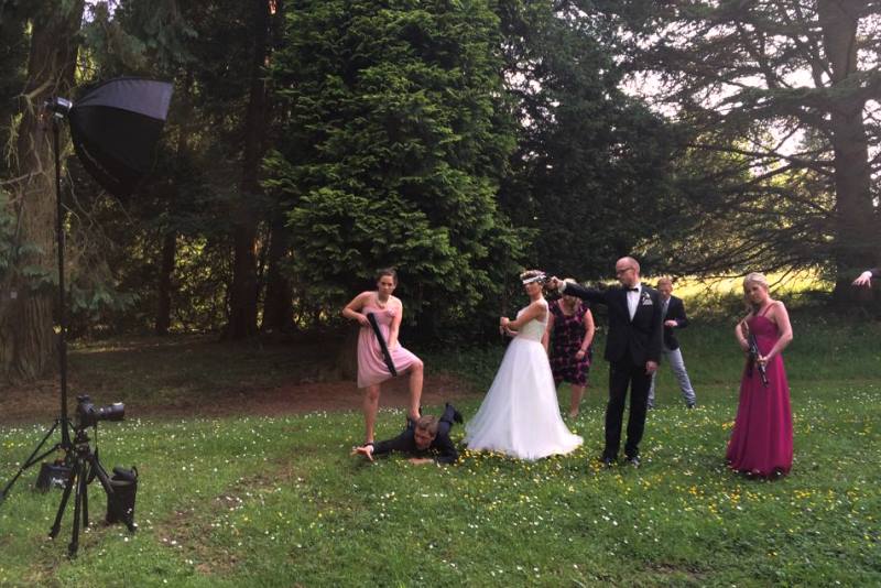 Das Making-Of von "The wedding dead"