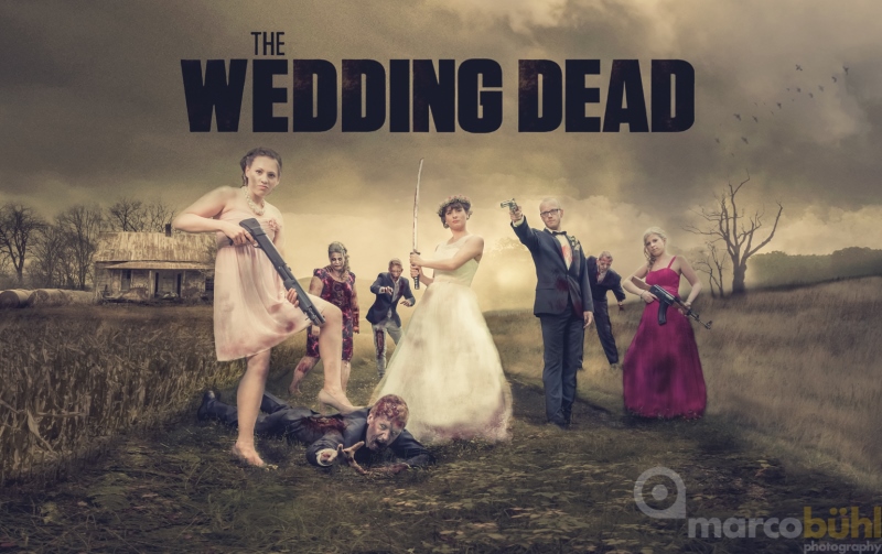 Read more about the article The Wedding Dead – DAS Hochzeitsfoto für Fans der Zombie-Serie