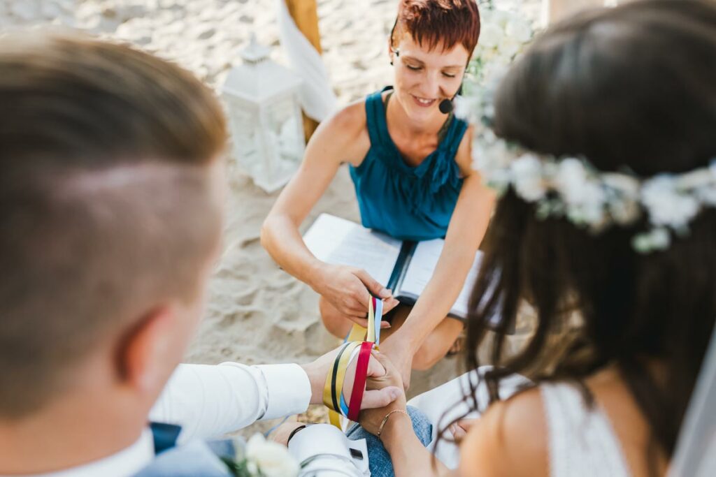 Sensevent Kreta Symbolische freie Trauung mit Handfasting