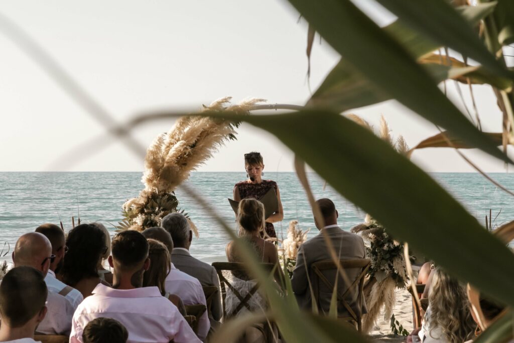 Boho Hochzeit am Strand von Rethymno auf Kreta