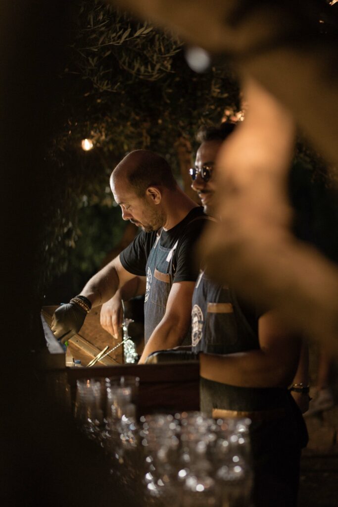 Bar Hichzeit Kreta Cocktails Logdrinks Service Bartender